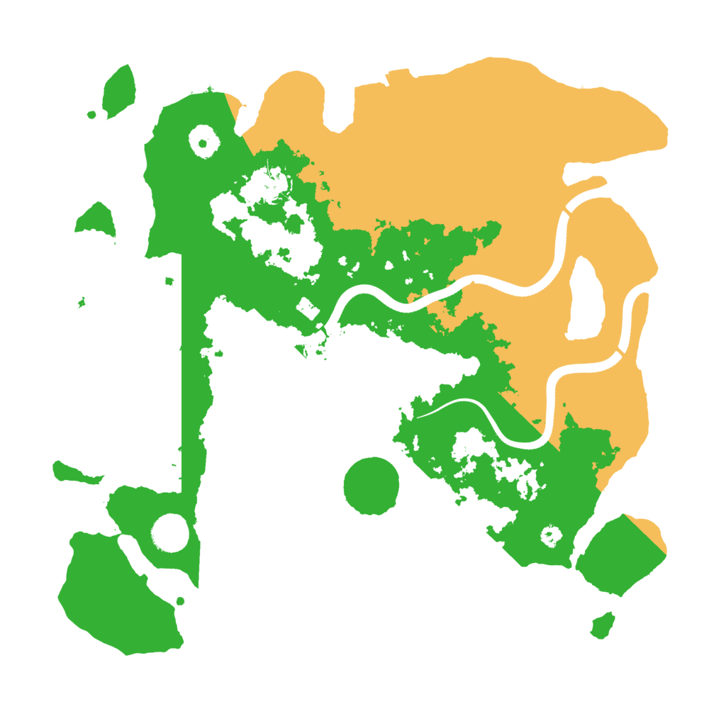 Biome Rust Map: Procedural Map, Size: 3500, Seed: 1522067789