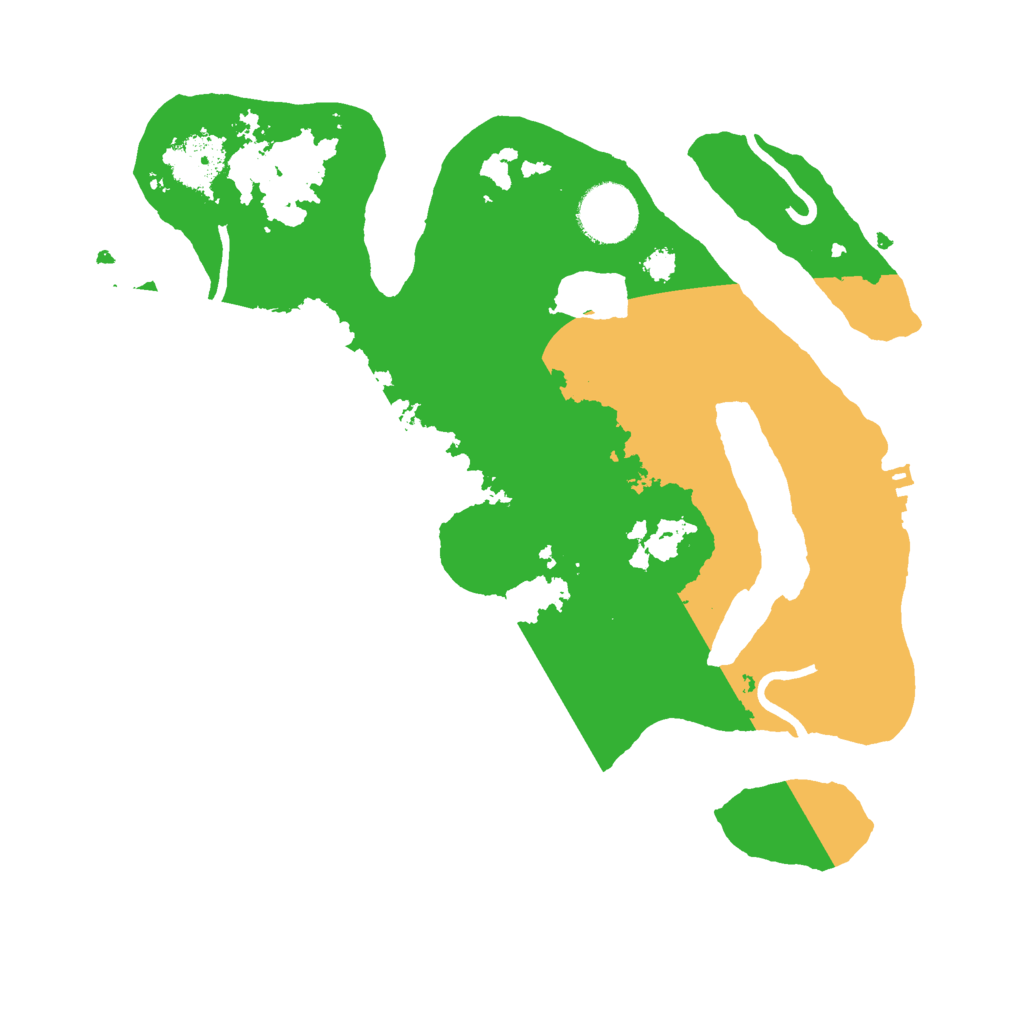 Biome Rust Map: Procedural Map, Size: 3000, Seed: 431068