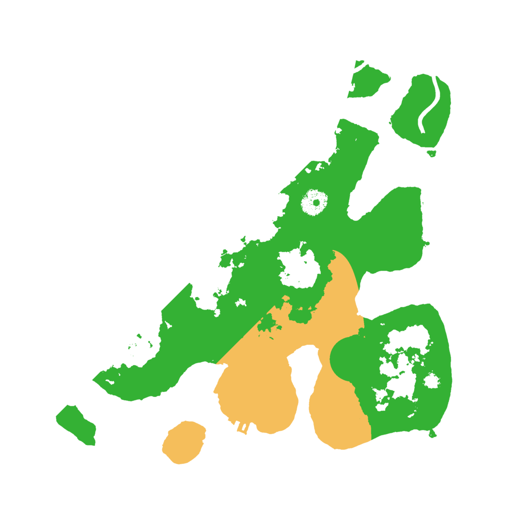 Biome Rust Map: Procedural Map, Size: 3000, Seed: 126396