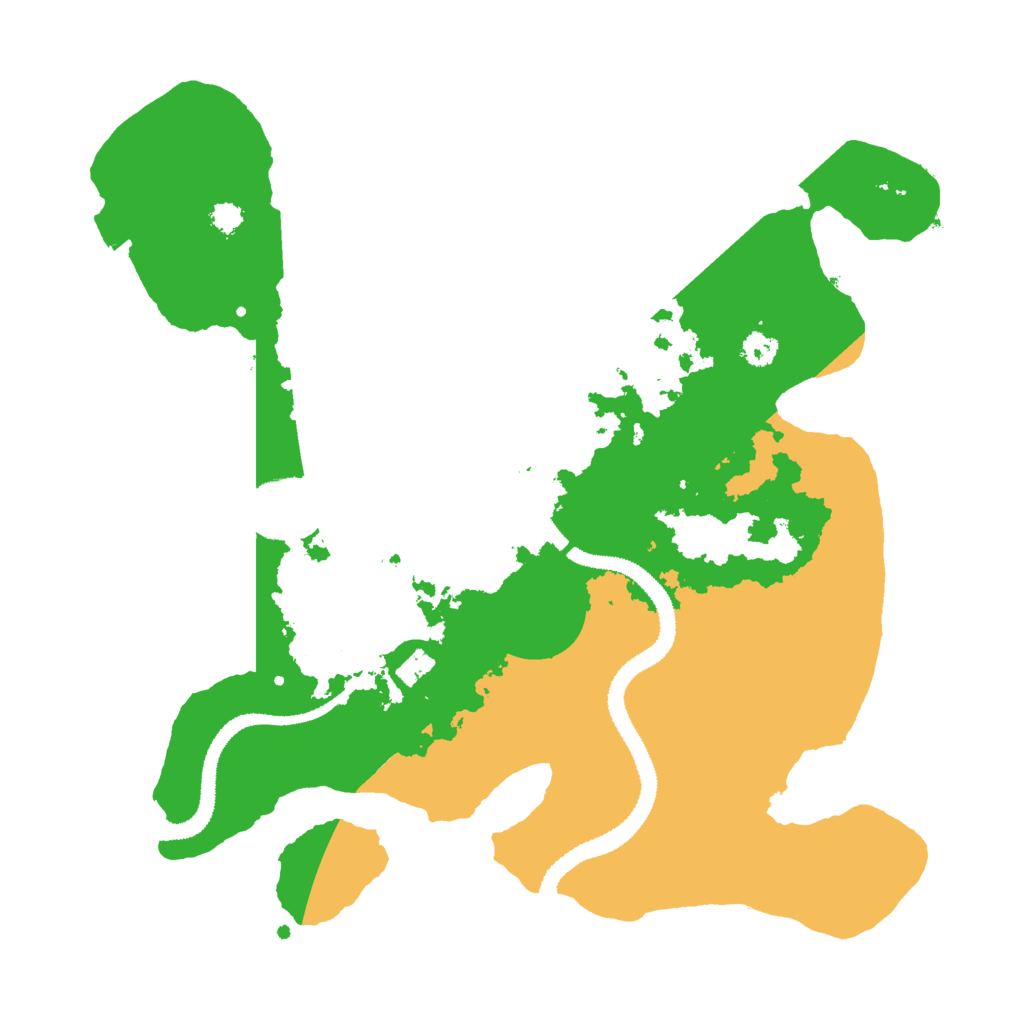 Biome Rust Map: Procedural Map, Size: 3000, Seed: 779131