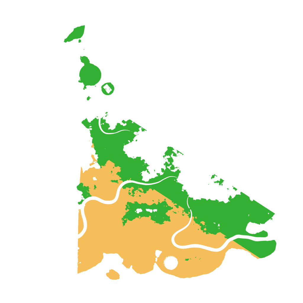 Biome Rust Map: Procedural Map, Size: 3900, Seed: 23663