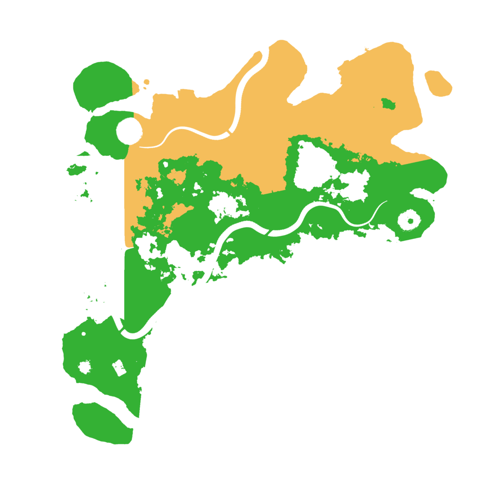 Biome Rust Map: Procedural Map, Size: 3550, Seed: 571570