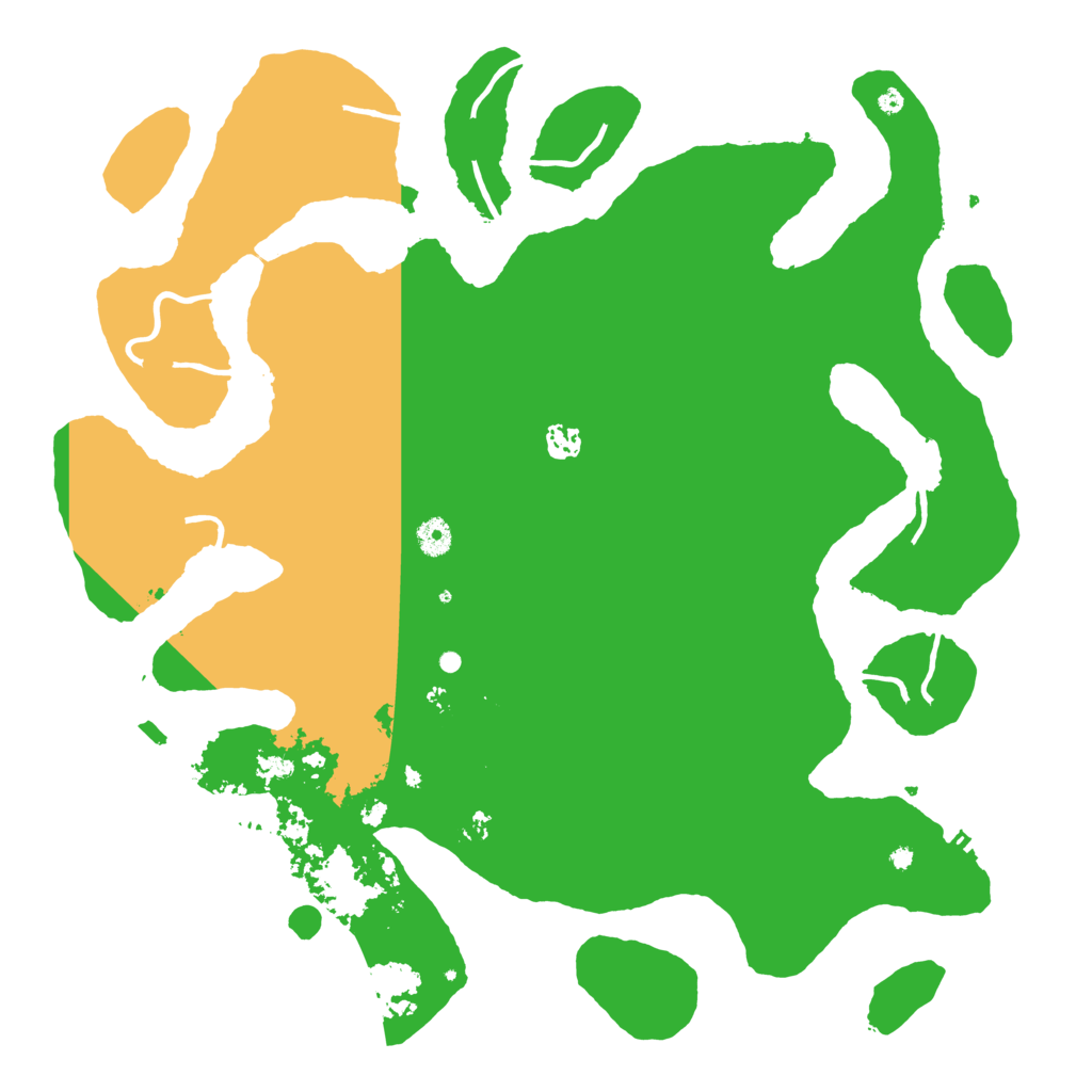 Biome Rust Map: Procedural Map, Size: 4500, Seed: 1008