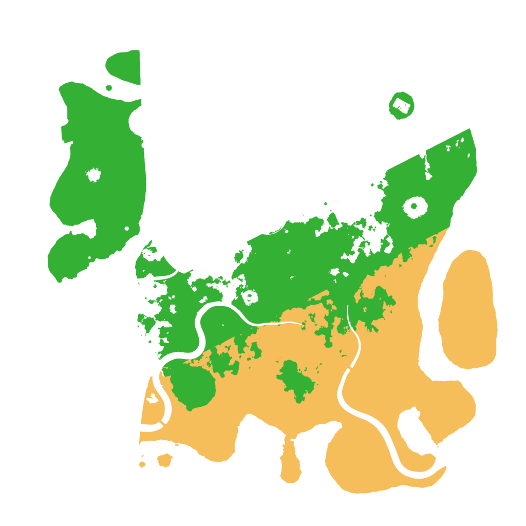 Biome Rust Map: Procedural Map, Size: 3500, Seed: 2328