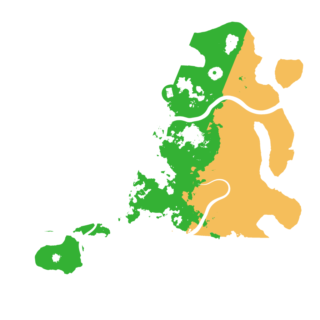Biome Rust Map: Procedural Map, Size: 3550, Seed: 723819