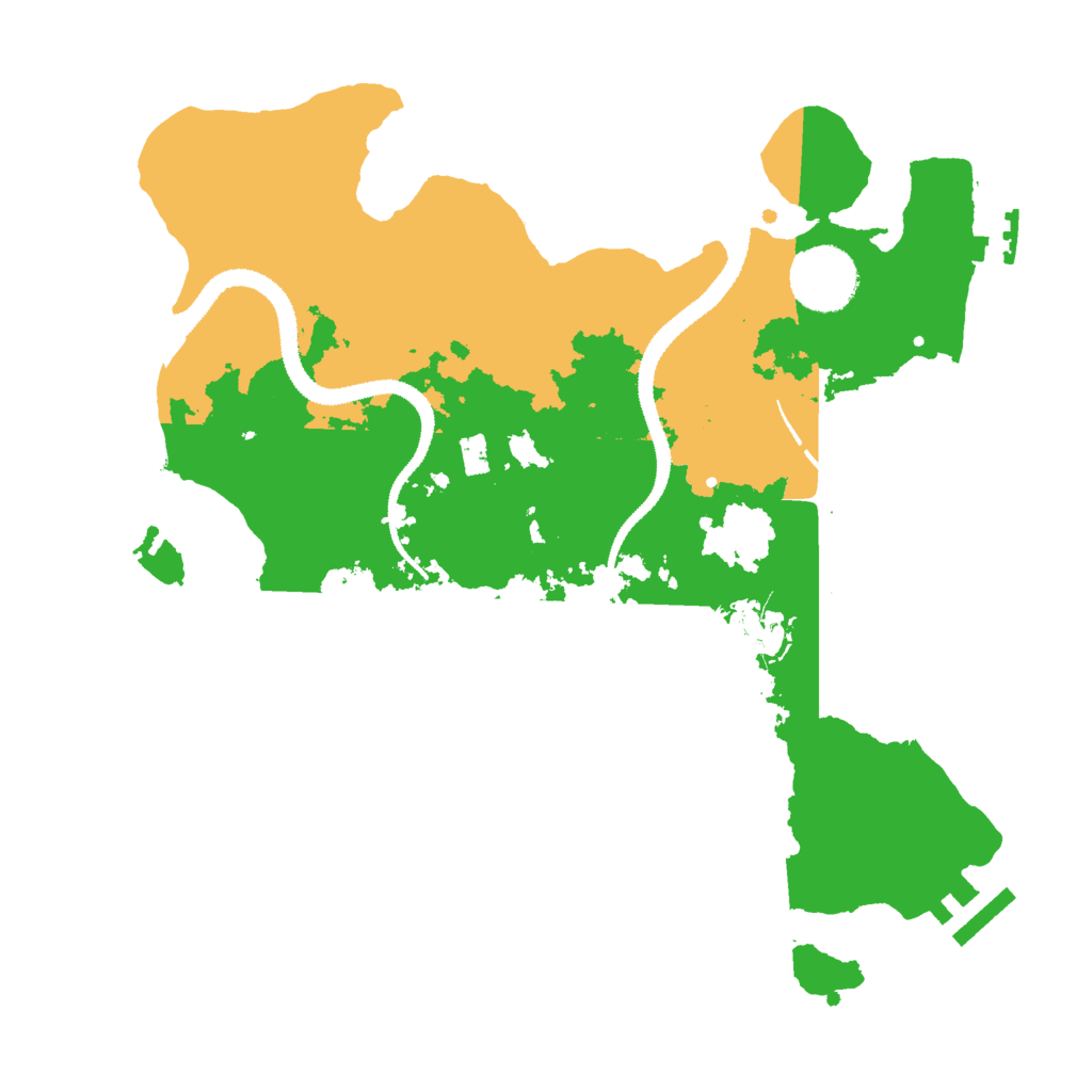 Biome Rust Map: Procedural Map, Size: 3000, Seed: 8171981