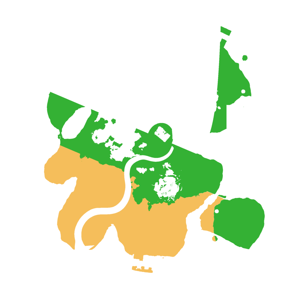 Biome Rust Map: Procedural Map, Size: 2200, Seed: 1882