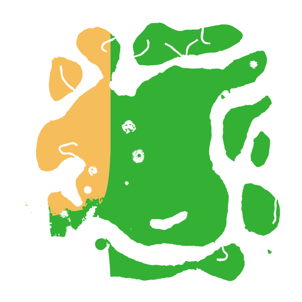 Biome Rust Map: Procedural Map, Size: 3500, Seed: 895336743