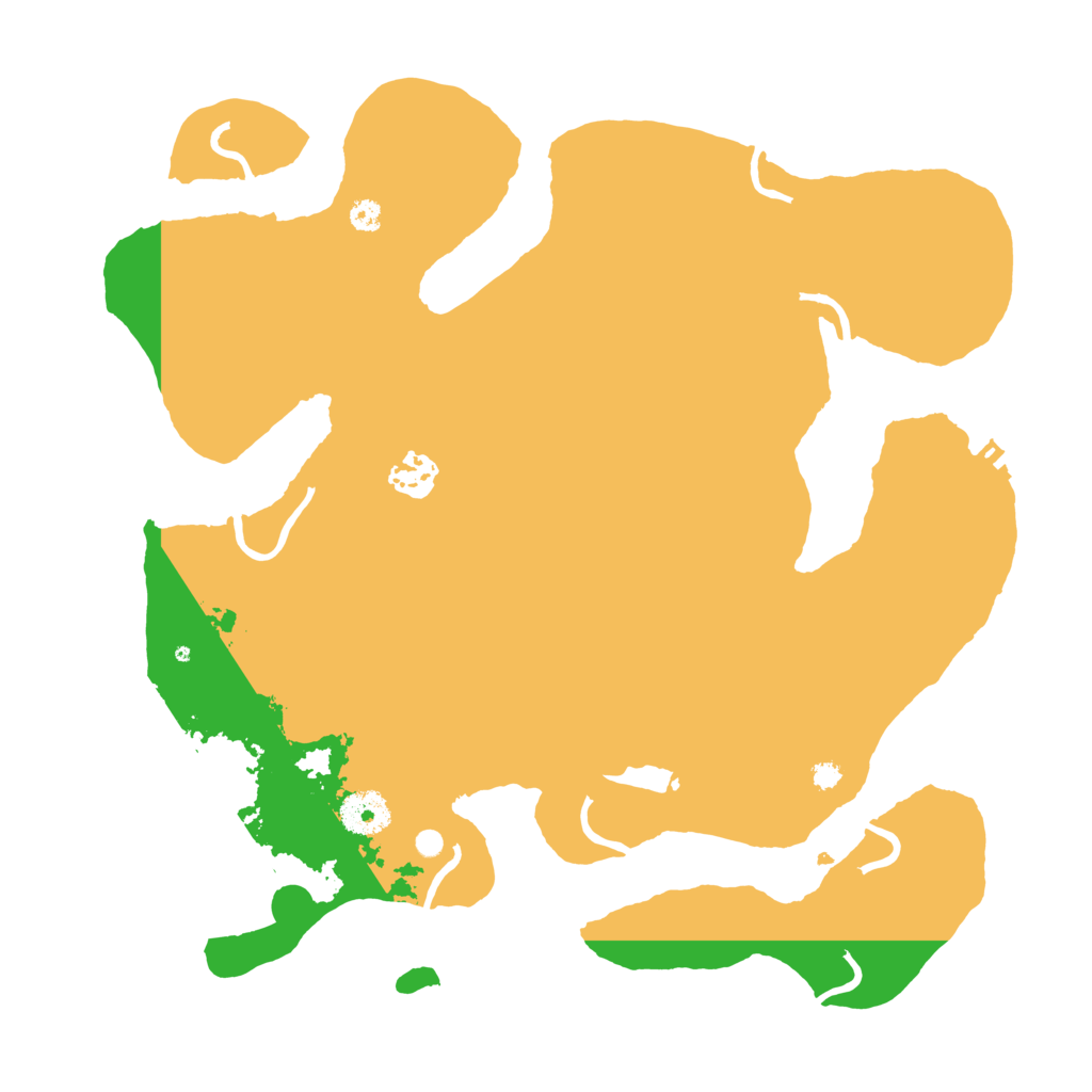 Biome Rust Map: Procedural Map, Size: 3500, Seed: 1842822019