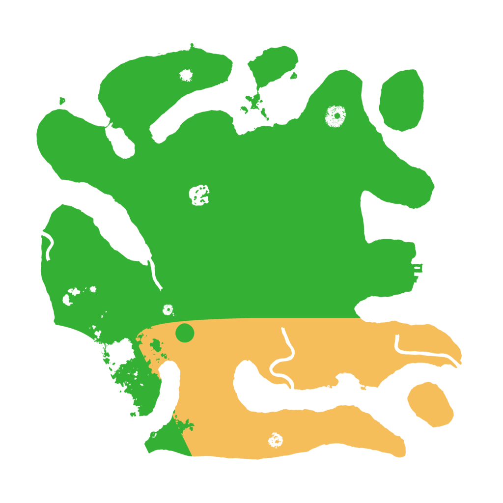 Biome Rust Map: Procedural Map, Size: 3550, Seed: 32130