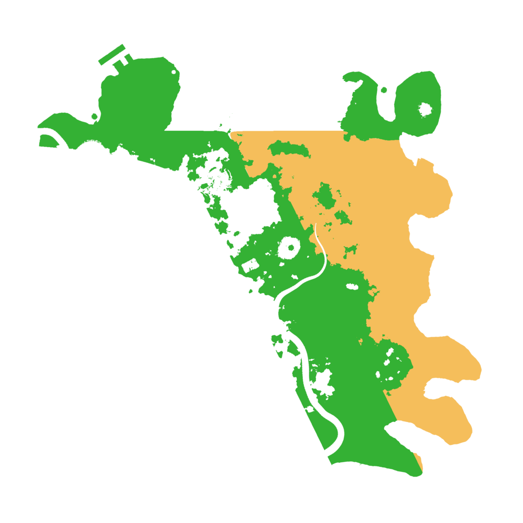 Biome Rust Map: Procedural Map, Size: 3550, Seed: 32130