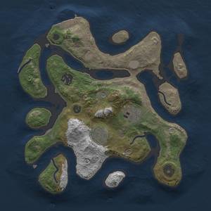 Thumbnail Rust Map: Procedural Map, Size: 2700, Seed: 8675309, 10 Monuments