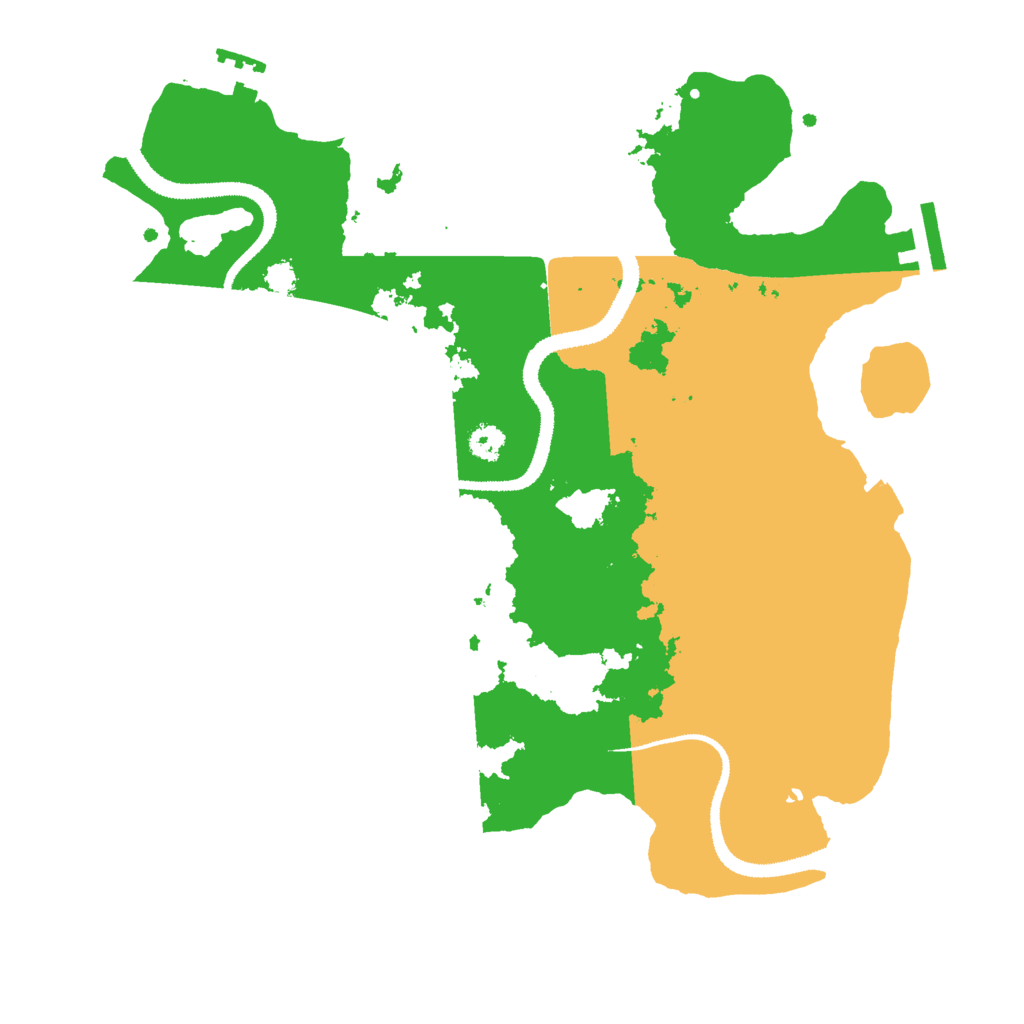 Biome Rust Map: Procedural Map, Size: 3000, Seed: 119225