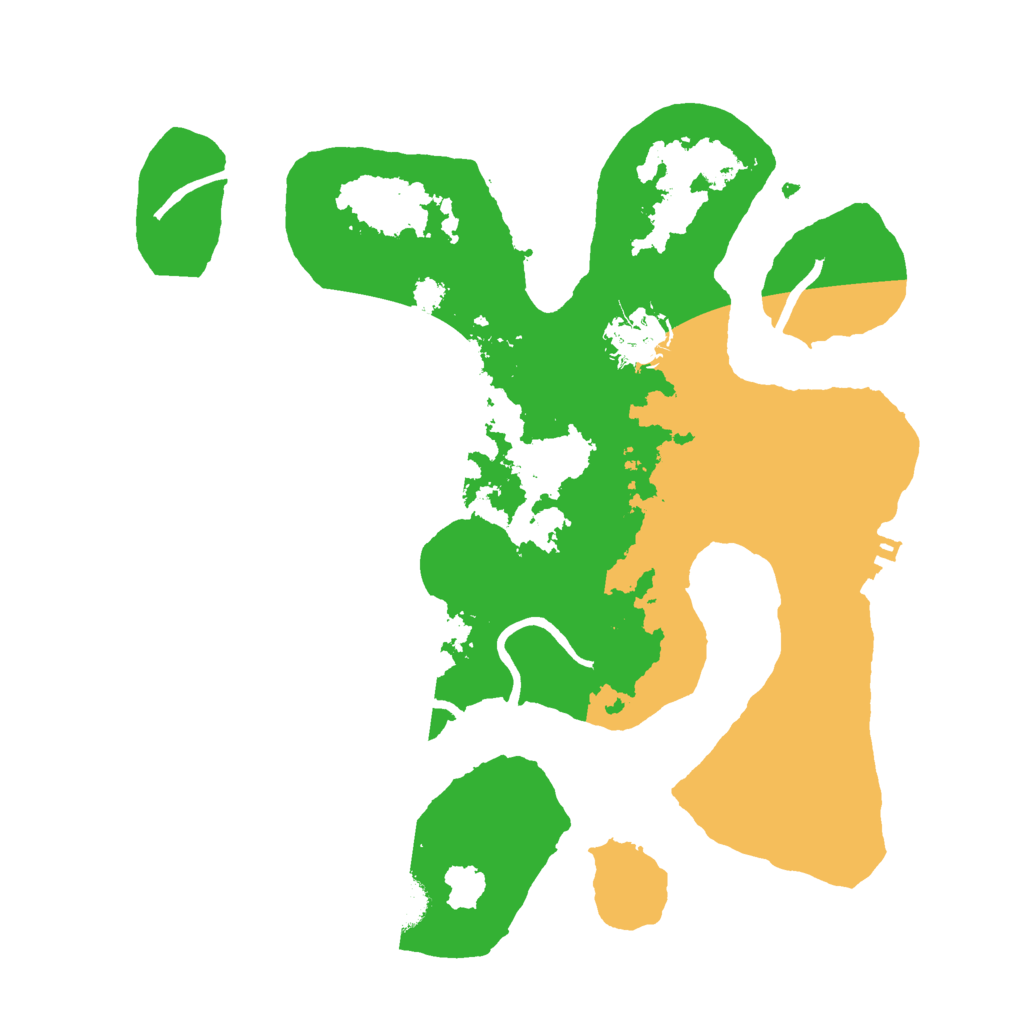 Biome Rust Map: Procedural Map, Size: 3000, Seed: 731343