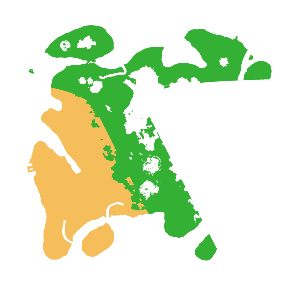 Biome Rust Map: Procedural Map, Size: 3000, Seed: 1211682613