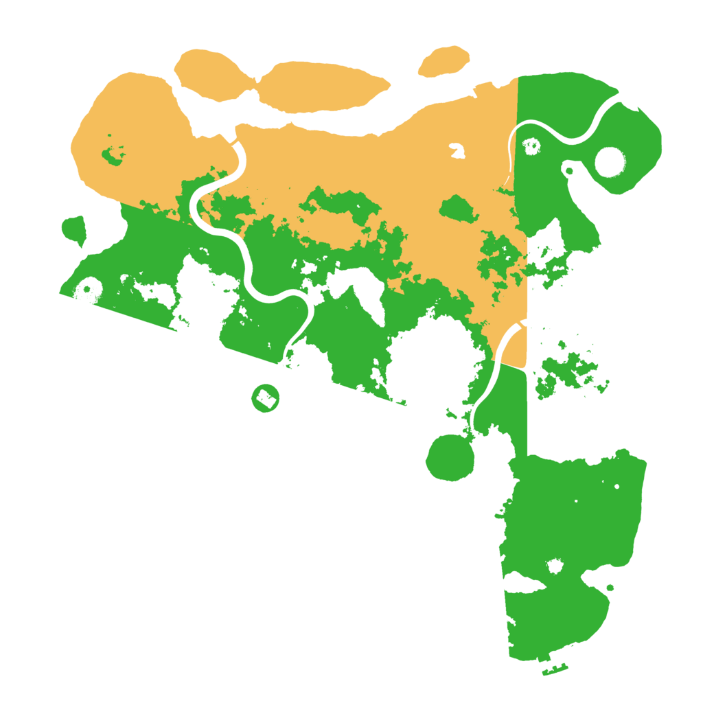 Biome Rust Map: Procedural Map, Size: 4096, Seed: 7