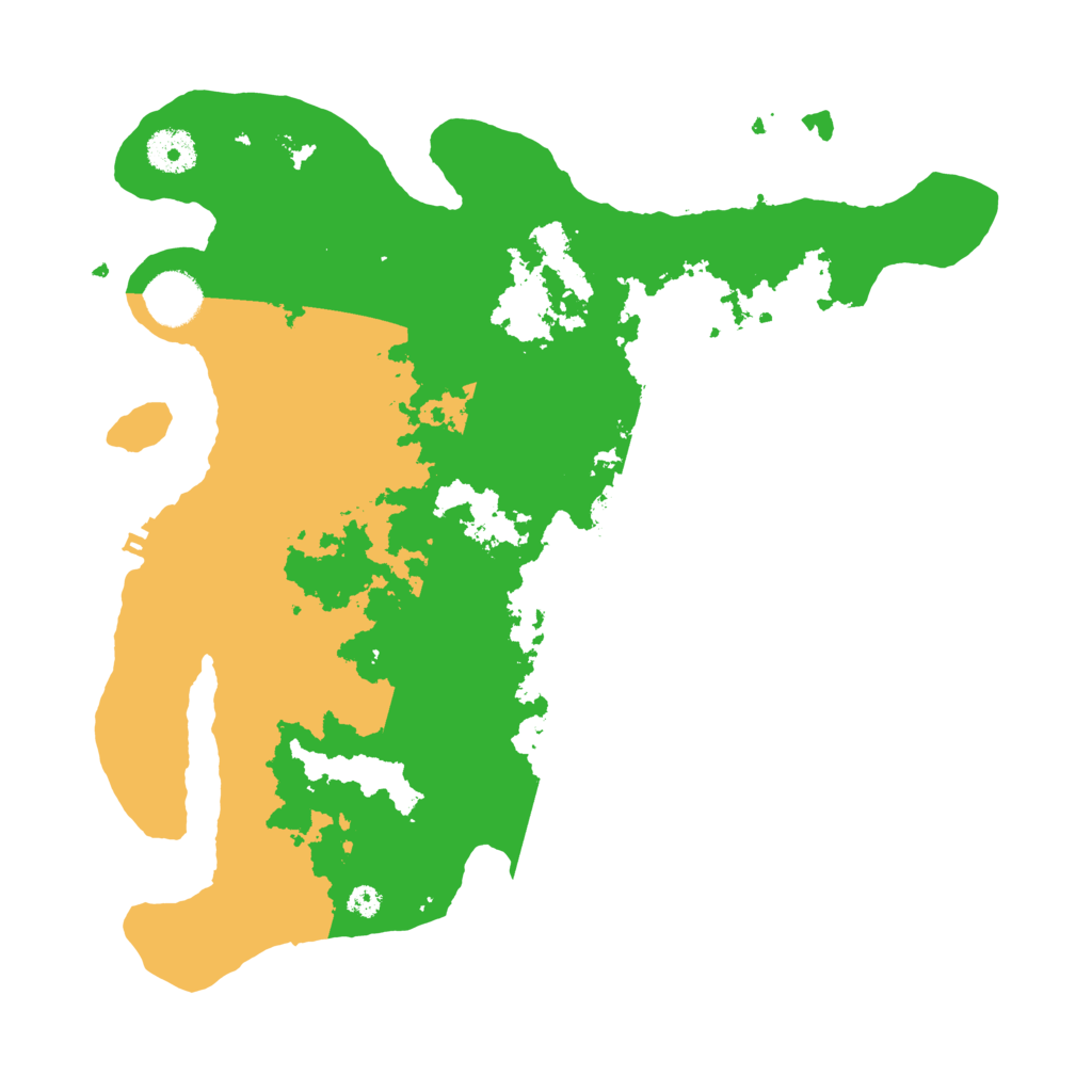 Biome Rust Map: Procedural Map, Size: 3500, Seed: 105534490