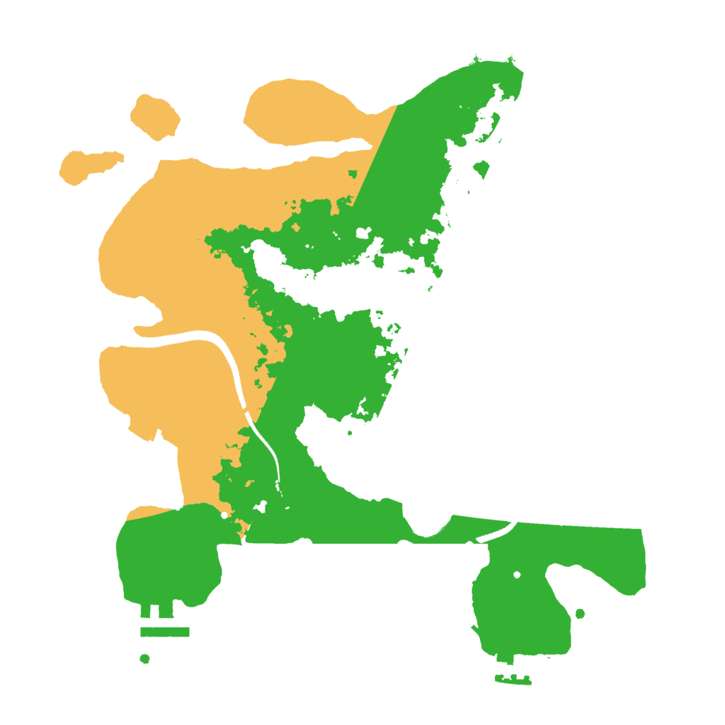 Biome Rust Map: Procedural Map, Size: 3000, Seed: 1021656885