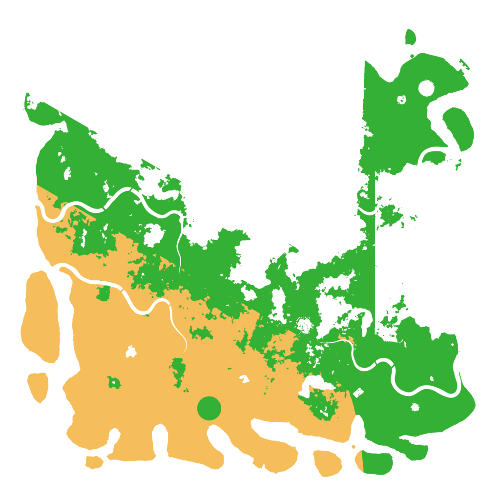 Biome Rust Map: Procedural Map, Size: 5500, Seed: 421