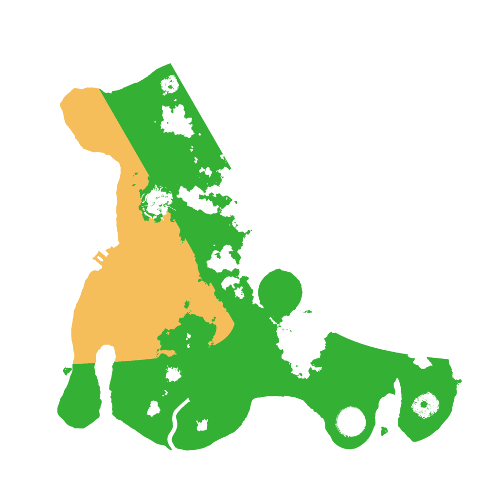 Biome Rust Map: Procedural Map, Size: 3000, Seed: 4231112