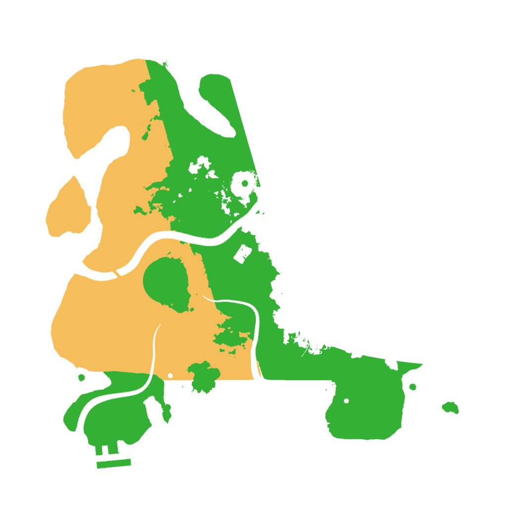 Biome Rust Map: Procedural Map, Size: 3000, Seed: 482046733