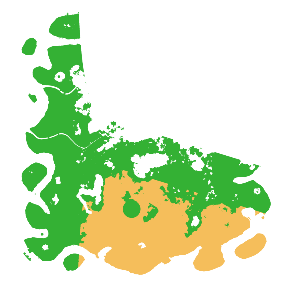 Biome Rust Map: Procedural Map, Size: 4400, Seed: 13825