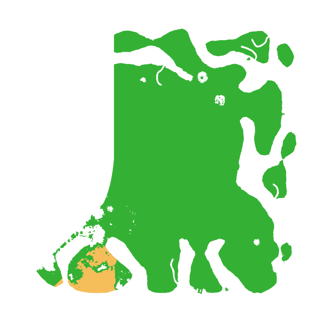 Biome Rust Map: Procedural Map, Size: 4500, Seed: 3453453