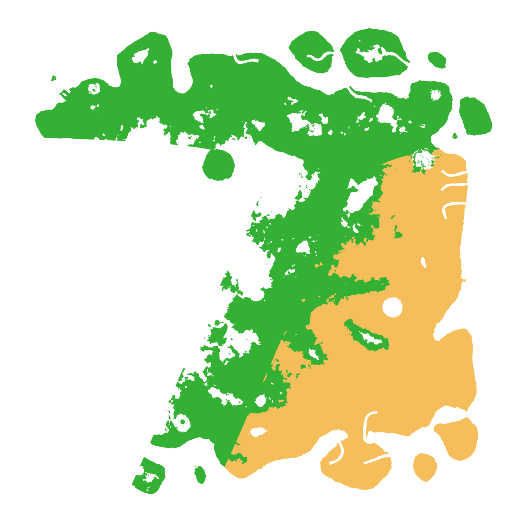 Biome Rust Map: Procedural Map, Size: 4600, Seed: 135245995