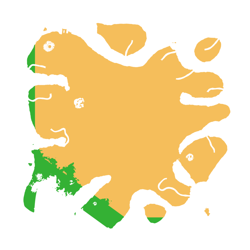 Biome Rust Map: Procedural Map, Size: 3500, Seed: 5362