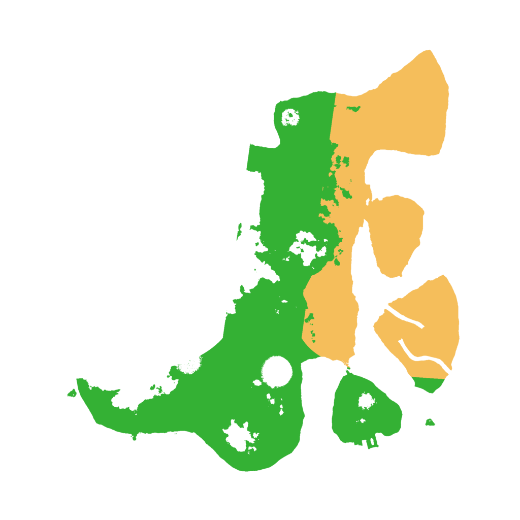 Biome Rust Map: Procedural Map, Size: 3000, Seed: 4300