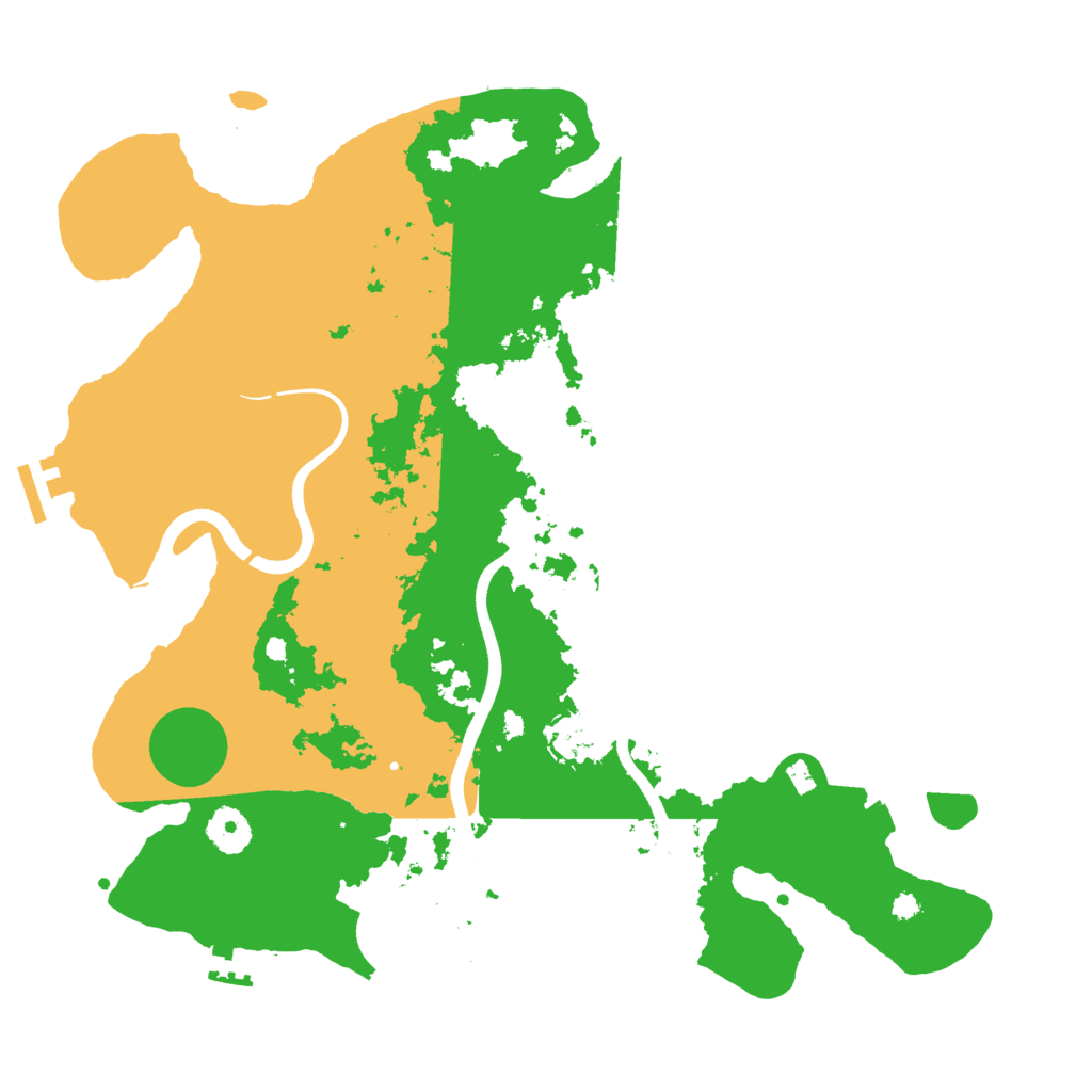 Biome Rust Map: Procedural Map, Size: 3700, Seed: 1432202519