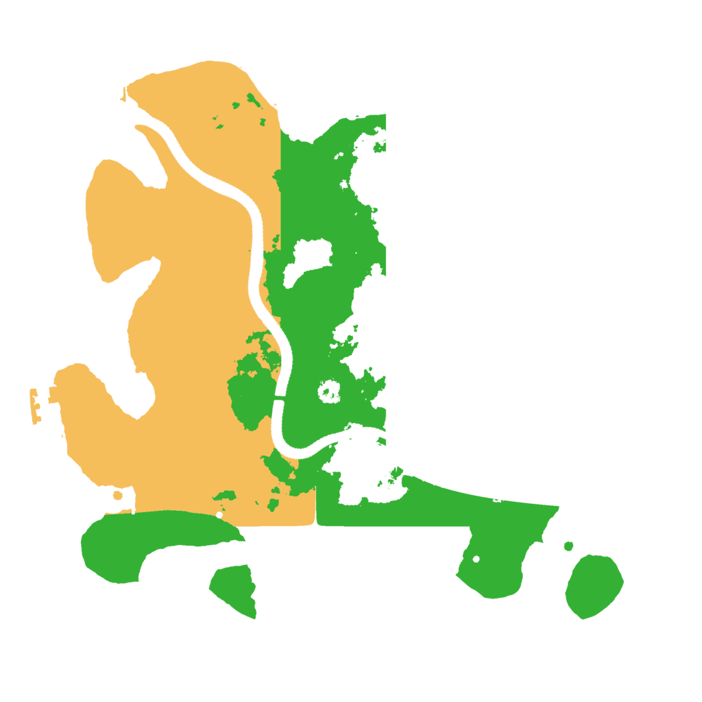 Biome Rust Map: Procedural Map, Size: 3000, Seed: 1754509769