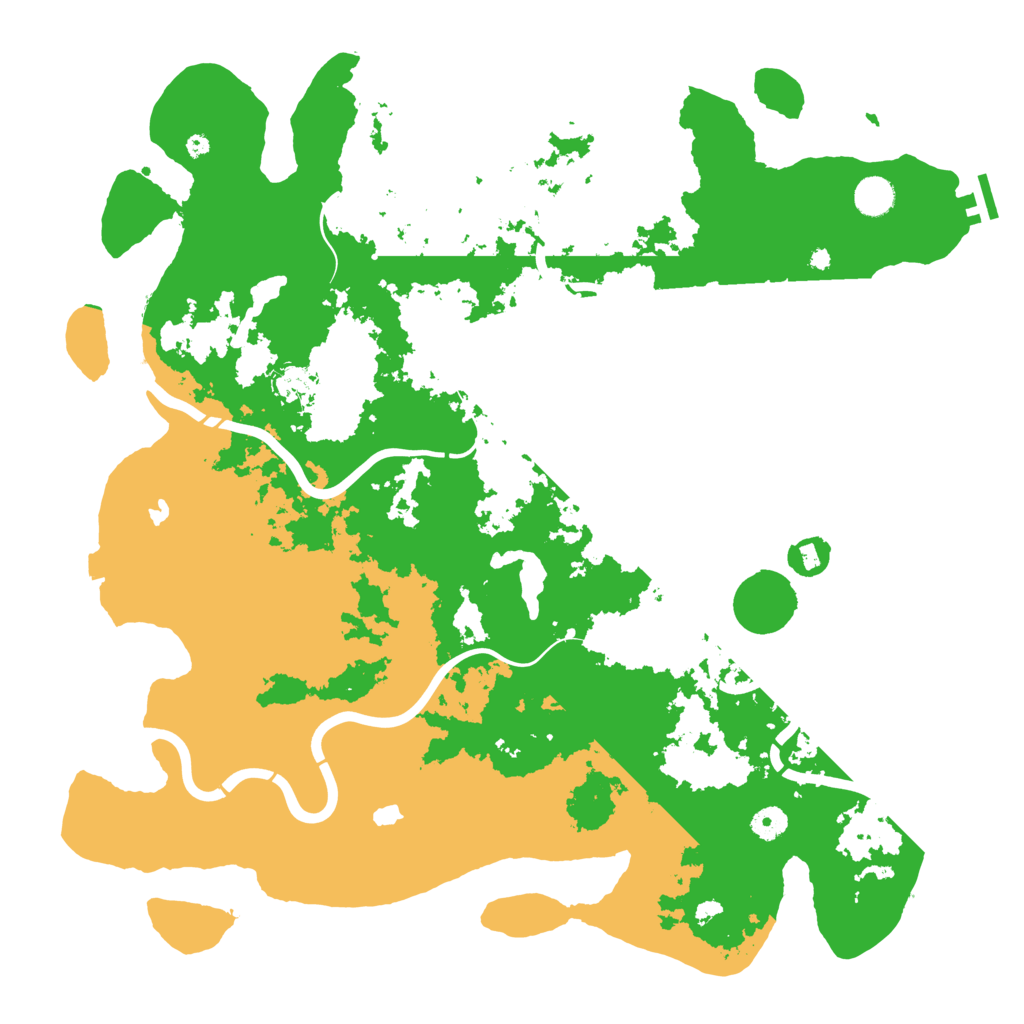 Biome Rust Map: Procedural Map, Size: 4500, Seed: 1015258025