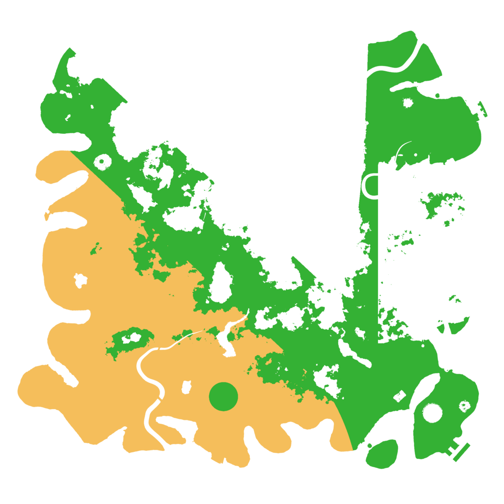Biome Rust Map: Procedural Map, Size: 4600, Seed: 58467984