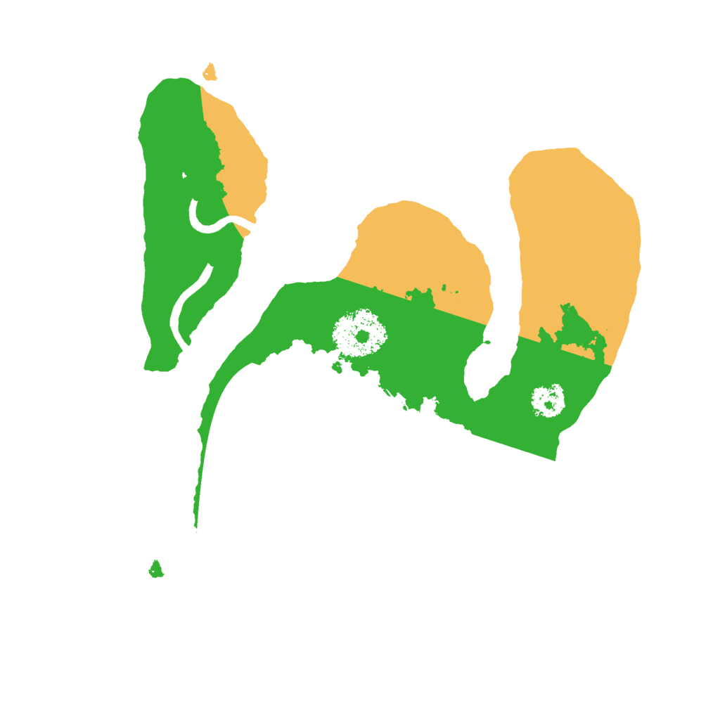 Biome Rust Map: Procedural Map, Size: 2200, Seed: 5168475