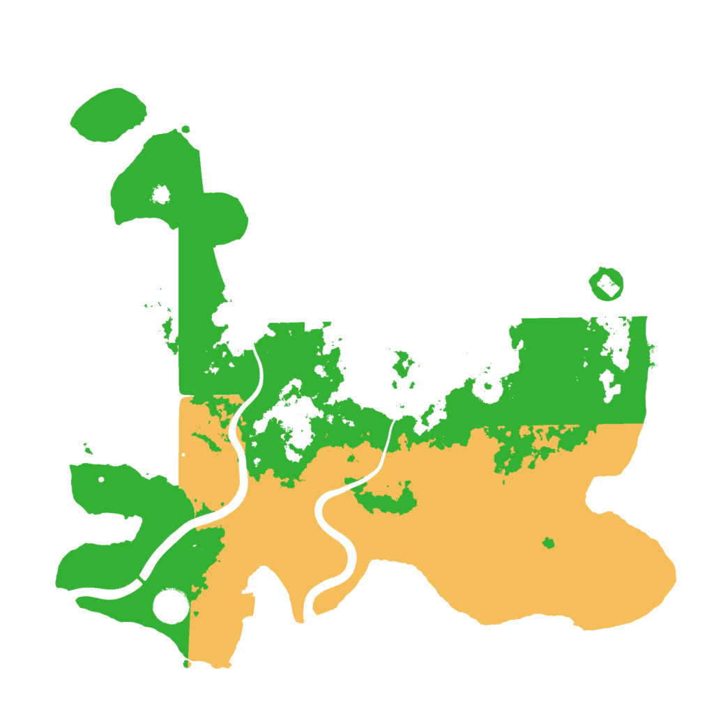 Biome Rust Map: Procedural Map, Size: 3600, Seed: 1882838255