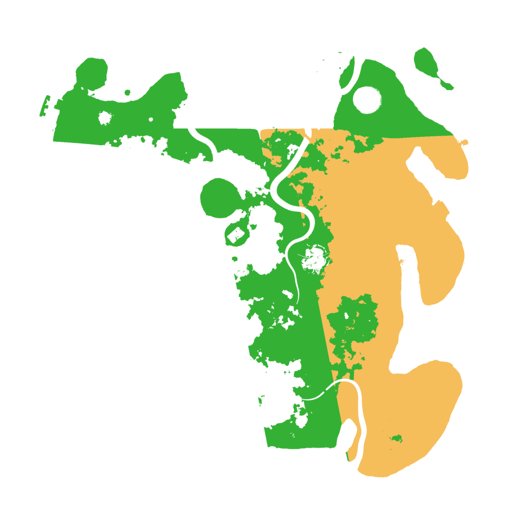 Biome Rust Map: Procedural Map, Size: 3500, Seed: 22532937