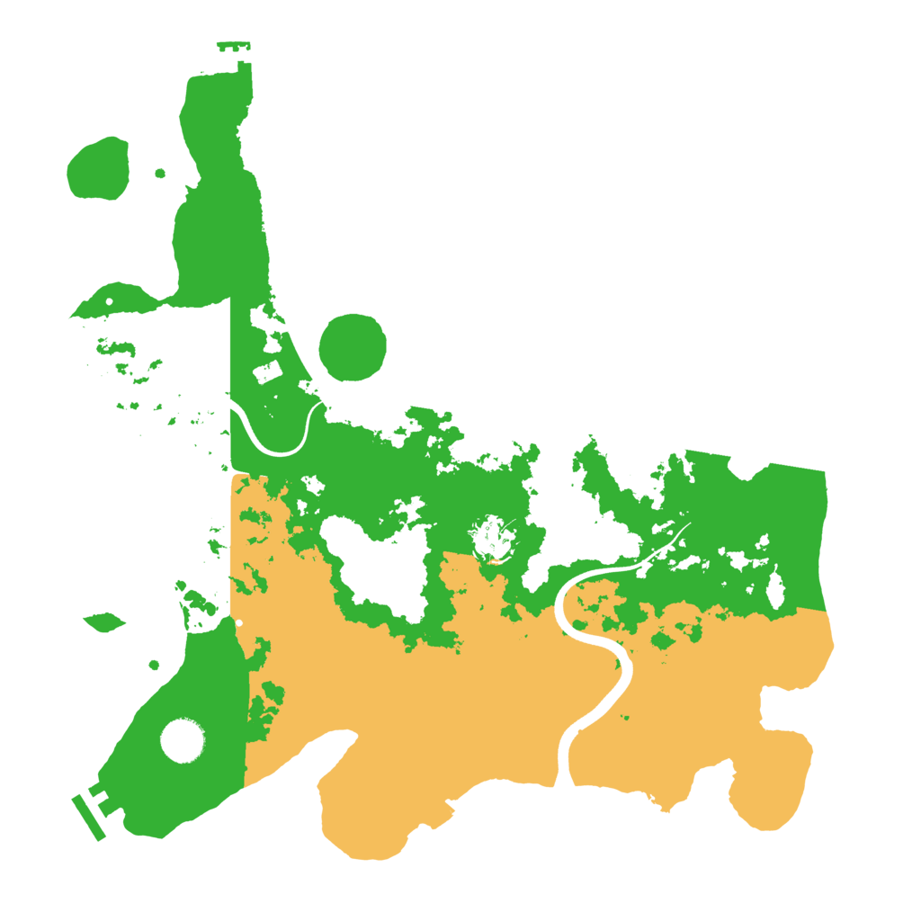 Biome Rust Map: Procedural Map, Size: 3700, Seed: 1544744789