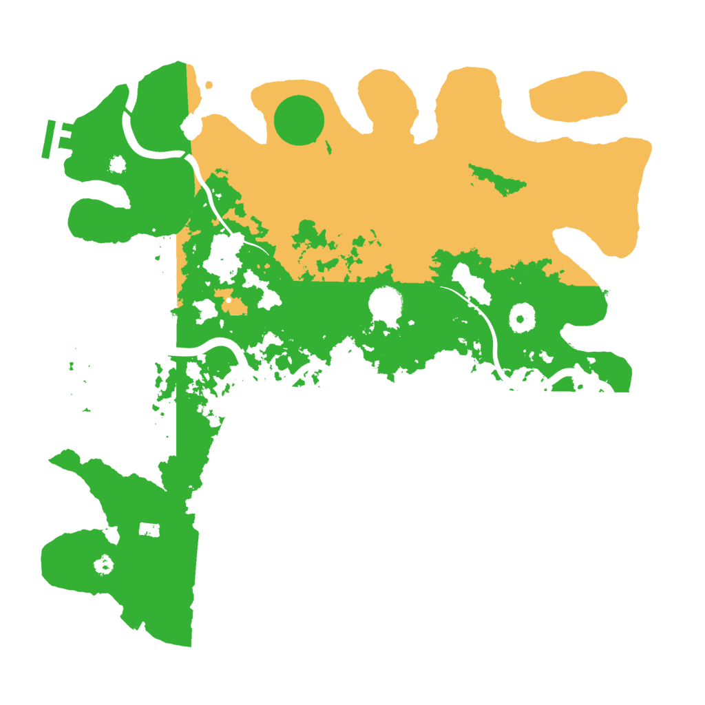 Biome Rust Map: Procedural Map, Size: 3700, Seed: 1750711523