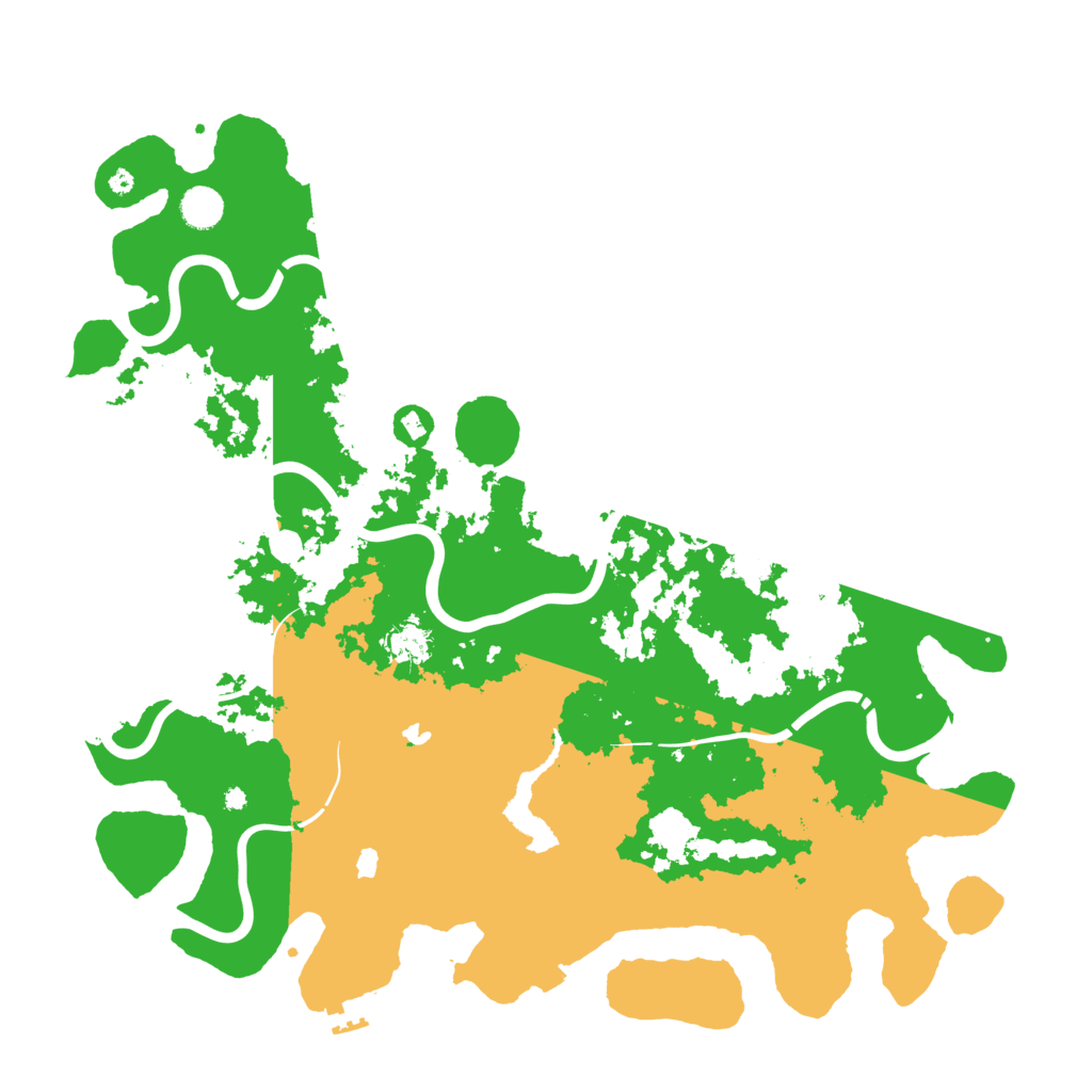 Biome Rust Map: Procedural Map, Size: 4500, Seed: 44792712