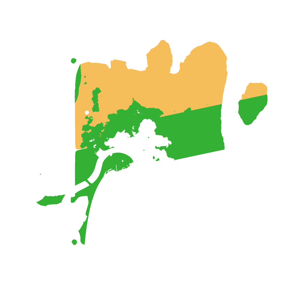 Biome Rust Map: Procedural Map, Size: 2250, Seed: 88882