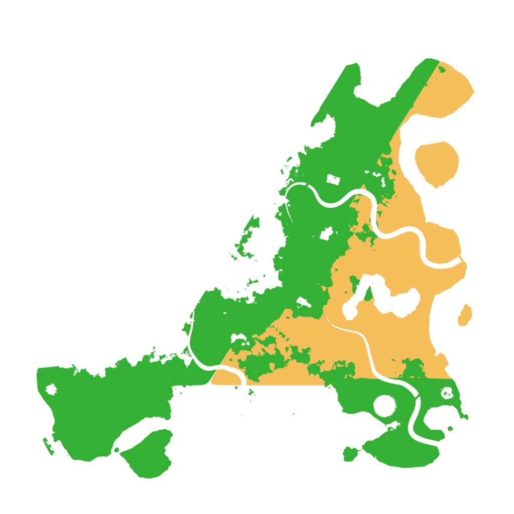 Biome Rust Map: Procedural Map, Size: 4200, Seed: 446629