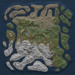 Thumbnail Rust Map: Procedural Map, Size: 5555, Seed: 2147483647, 19 Monuments