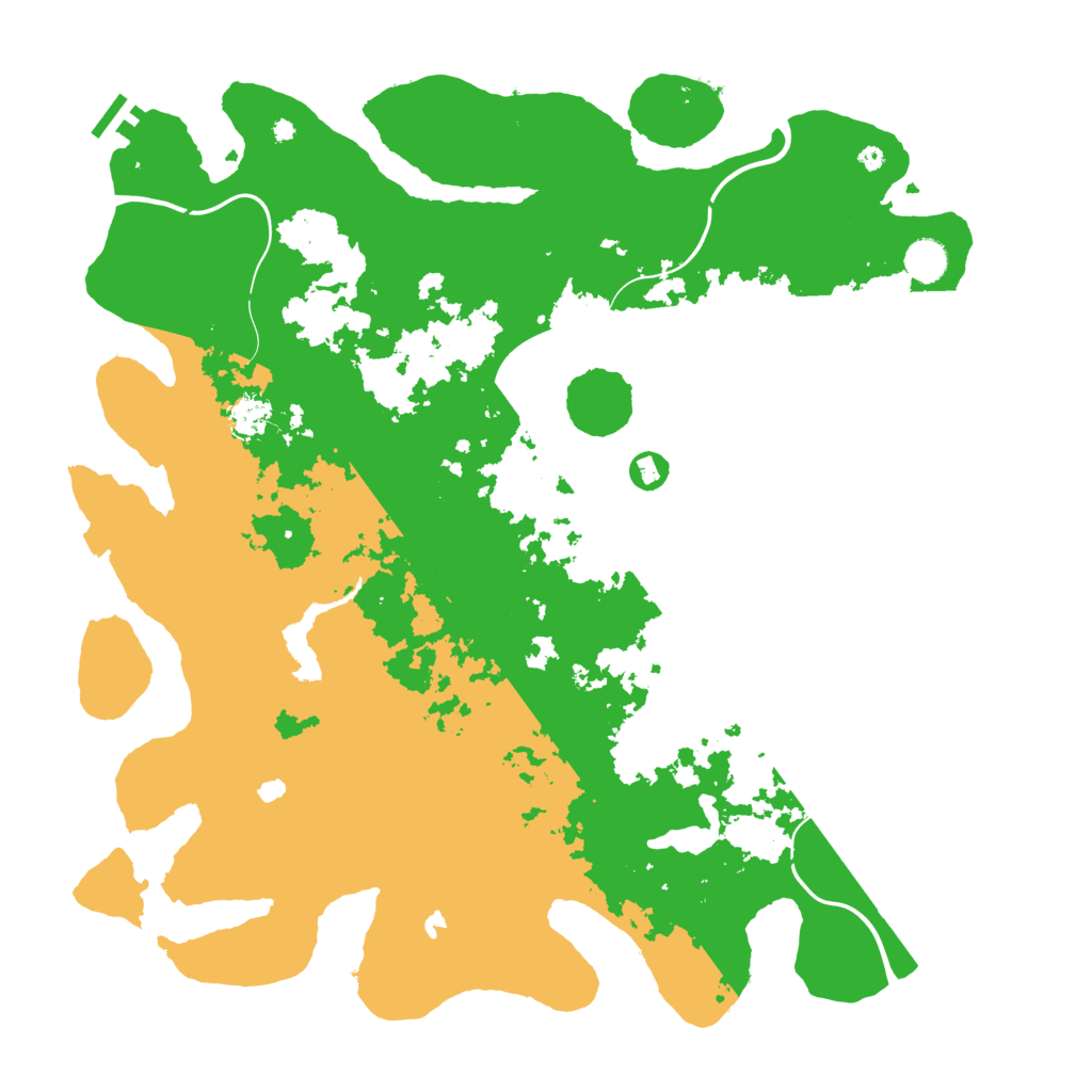 Biome Rust Map: Procedural Map, Size: 4500, Seed: 9151984
