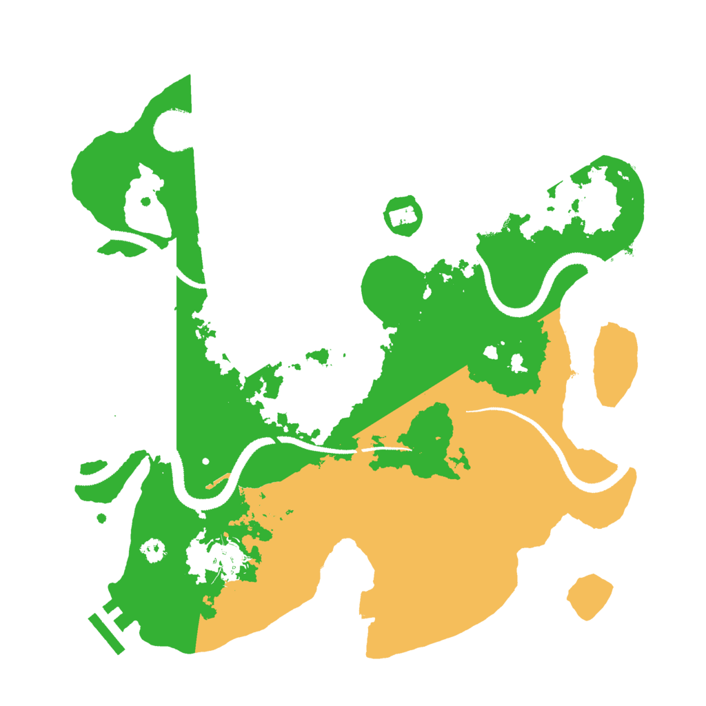 Biome Rust Map: Procedural Map, Size: 3000, Seed: 503575