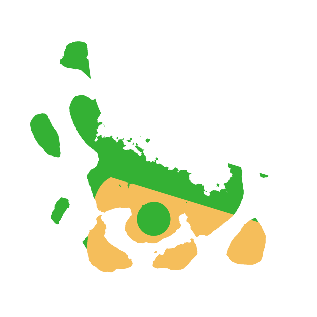 Biome Rust Map: Barren, Size: 2500, Seed: 6134