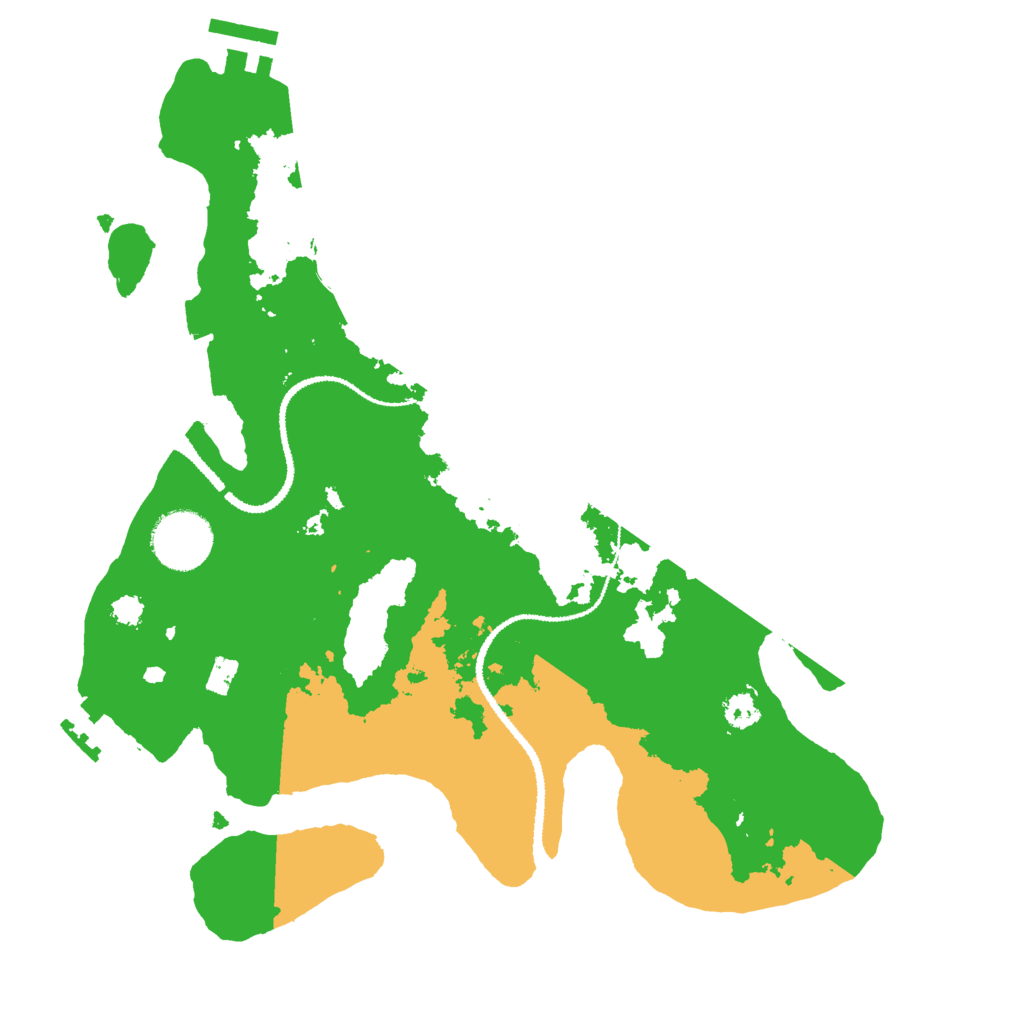Biome Rust Map: Procedural Map, Size: 3000, Seed: 36677949