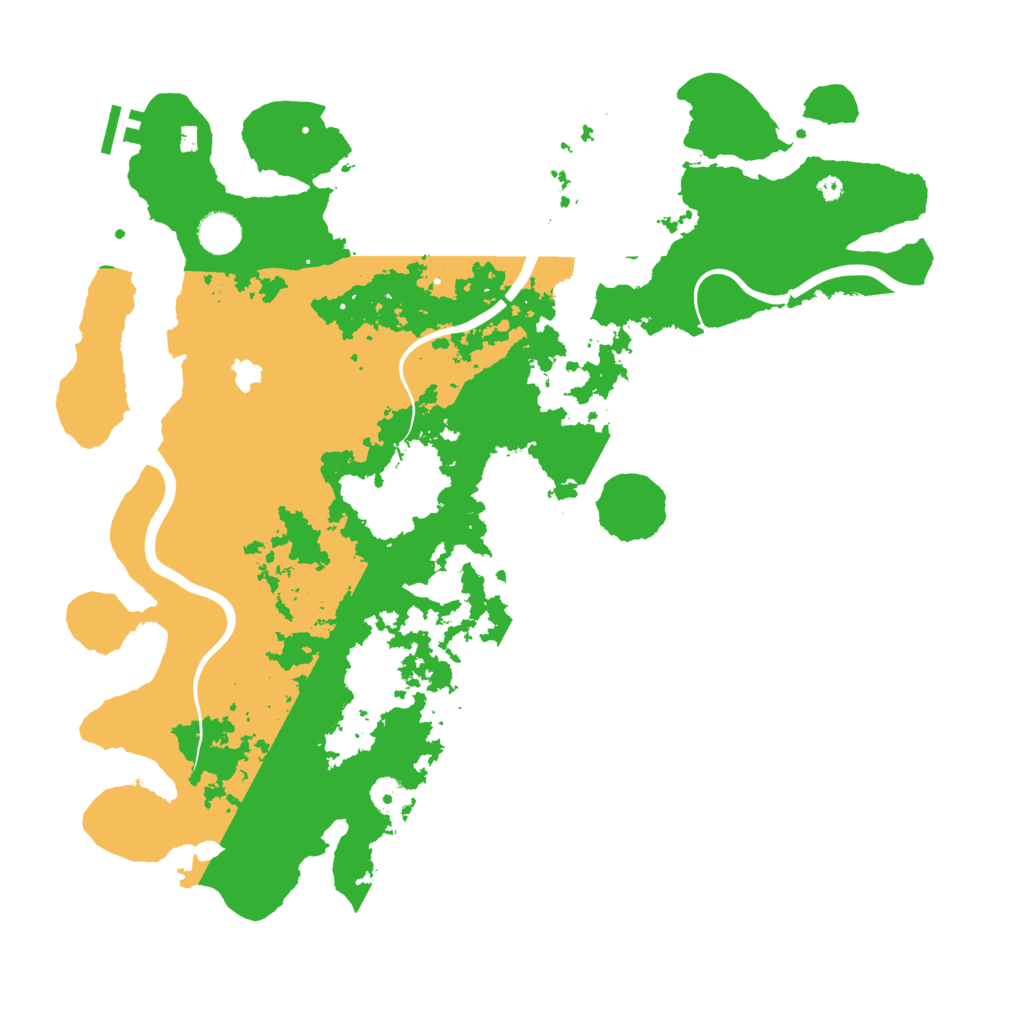Biome Rust Map: Procedural Map, Size: 4200, Seed: 23434