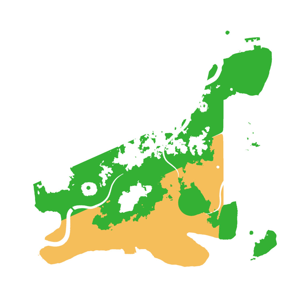 Biome Rust Map: Procedural Map, Size: 3000, Seed: 1336