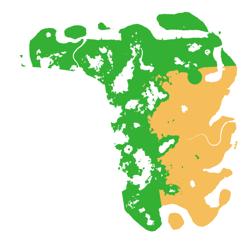 Biome Rust Map: Procedural Map, Size: 4500, Seed: 952506761